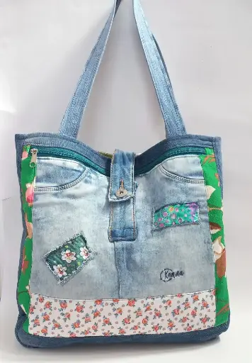 Kenina. Bolso XL Flores